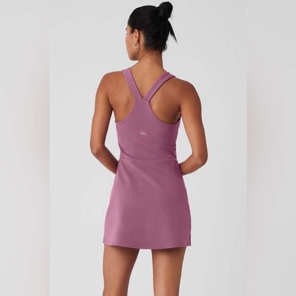 Alo Airbrush Real Dress in Soft Mulberry NHWT - Picture 2 of 6